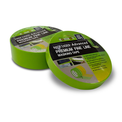 3 colore o esparadrapo quente automotivo verde do silicone do derretimento da fita de máscara de 18MM para o automóvel de pintura
