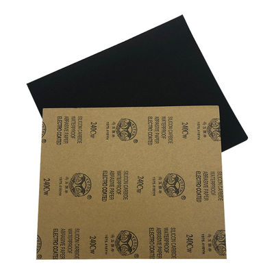 Carborundo abrasivo Emery Cloth de papel do carboneto de silicone P2000